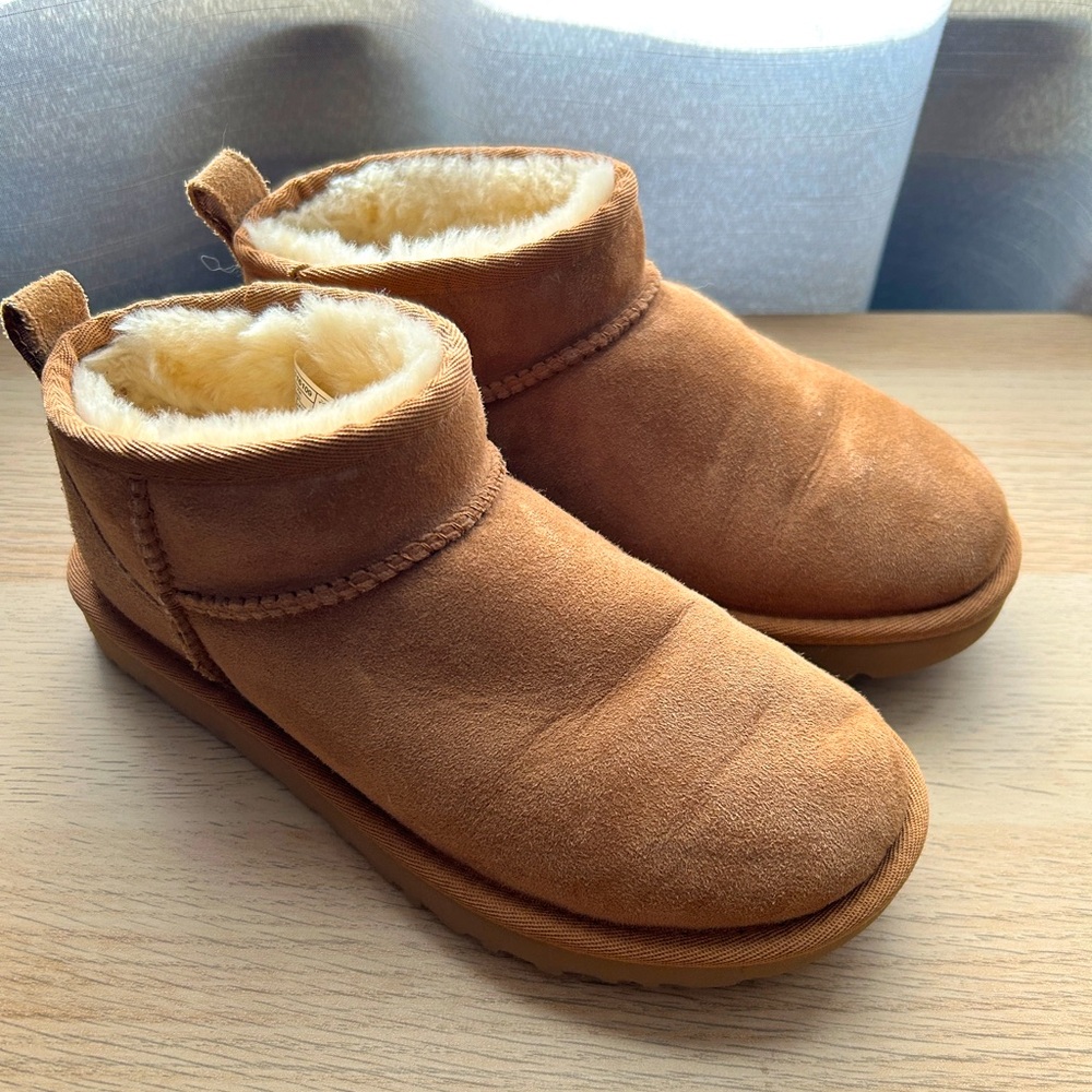 UGG mini boots in Chestnut brown